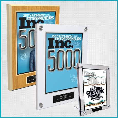 Inc. 500 & 5000 One Page Plaque