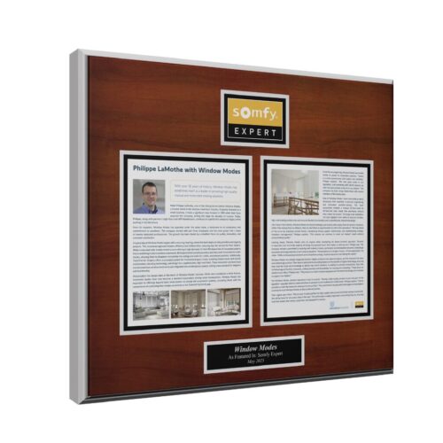George Rebecca wood plaque Mahogany two pages window modes 060425 silver