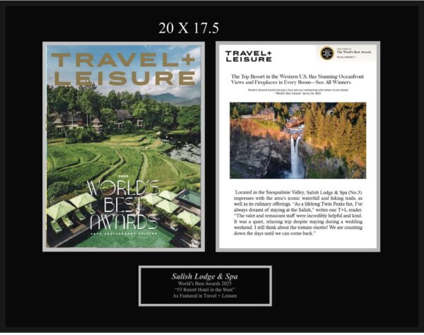 Jennifer Bates wood plaques travel plus Leisure & The wine spectator silver