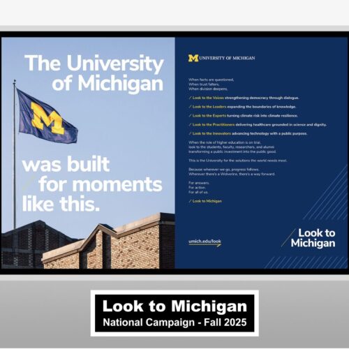 Christopher Billick regular/Desktop plaque x 100 one page silver University of Michigan