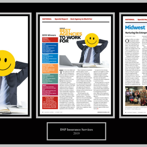 Derence Walk wood Black three pages x2 Insurance Journal