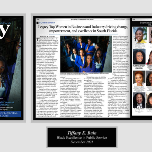 Tiffany K. Bain Acrylic clear plaque three pages silver Legacy Top Women