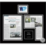 Deborah Stadtler wood plaque black two pages water doctors silver